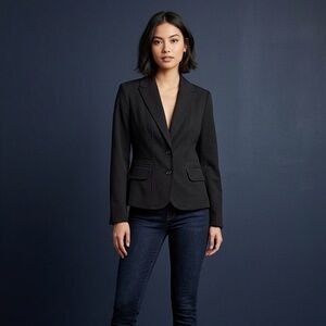 Avenue Black Tailored Women's Blazer Jacket
